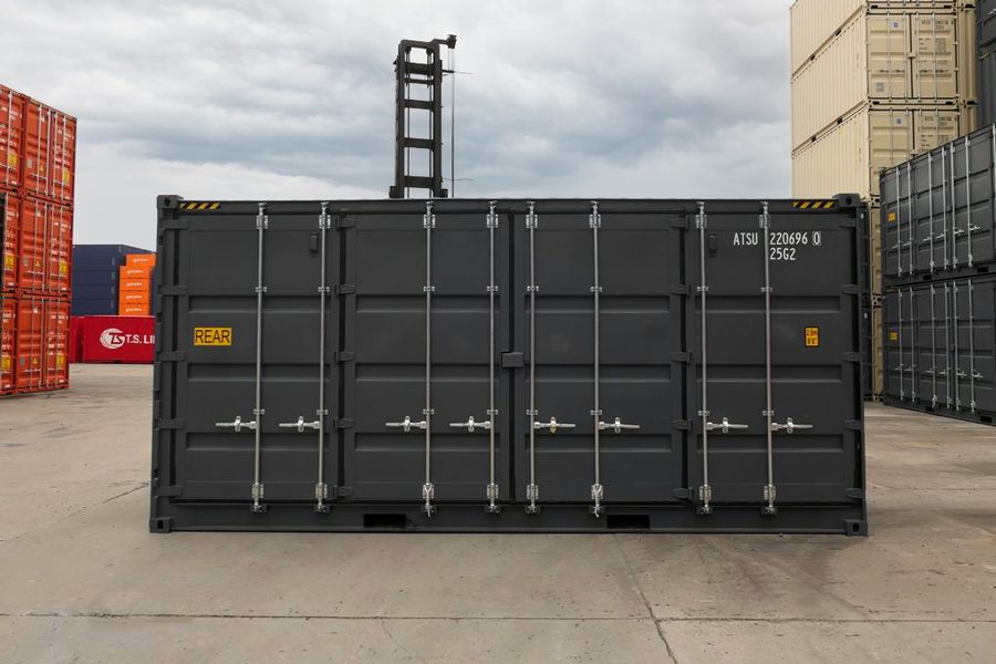 20 Fuß Würfelcontainer, hohe offene Seite