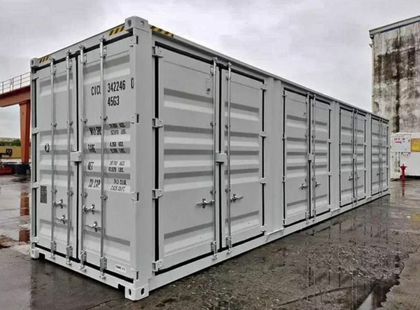 40 Fuß HC 12 m weißer Container mit seitlicher Öffnung (MwSt. INKLUSIVE)